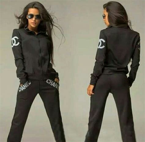 chanel jogging suit|chanel tracksuit price.